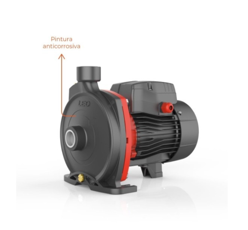 Bomba Lepono Monoestágio Acm37 0,5cv Monofásico 127v Preto 127 (m)