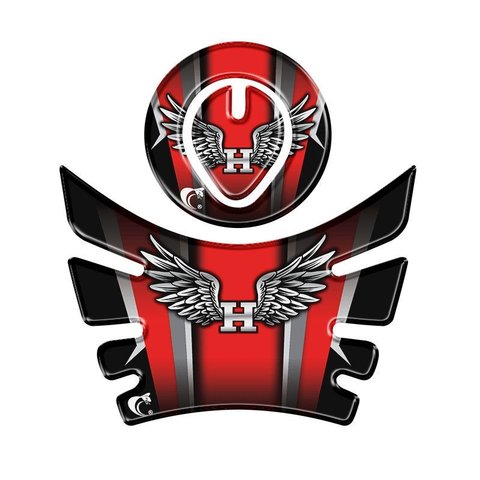 Kit Adesivo Vermelho Protetor de Tanque Moto Bros até 2015