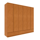 Ver imagem 2 de Guarda Roupa 6 Portas Esparta Tcil Móveis - Cinamomo