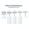 Cuba Gastronomica Gn 1/4 6,5Cm Inox Para Carro Buffet - Magna - 3