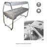 Cuba Gastronomica Gn 1/4 6,5Cm Inox Para Carro Buffet - Magna - 6