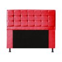 Ver imagem 2 de Kit Cabeceira + Calçadeira Baú Copenhague King Size 195cm Suede:vermelho