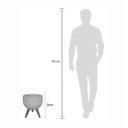 Ver imagem 4 de Vaso Redondo Decore Polietileno 39x33x29cm Japi - Chumbo