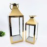 Lanterna Marroquina Decorativa Dourada 57/40cm Kit 2pç - 3