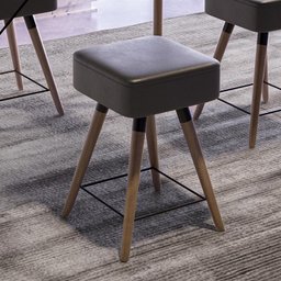 Banco Baixo Rio 50 Cm Preto - Salaone - 2