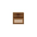 Ver imagem 1 de Mesa de Cabeceira Har Suspensa 1 Gaveta 1 Nicho 33 cm X 36 cm Louro Freijó - Telinha Rattan