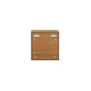 Ver imagem 4 de Mesa de Cabeceira Har Suspensa 1 Gaveta 1 Nicho 33 cm X 36 cm Louro Freijó - Telinha Rattan