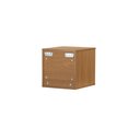 Ver imagem 5 de Mesa de Cabeceira Har Suspensa 1 Gaveta 1 Nicho 33 cm X 36 cm Louro Freijó - Telinha Rattan