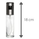 Ver imagem 3 de Kit 6 Borrifadores Spray Azeite Vinagre 100ml Wolff Aço Inox Vidro Pulverizador Pequeno Restaurante
