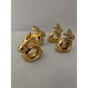 Ver imagem 2 de Argola Porta Guardanapo Porcelana Ouro 4 Unidades