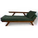 Ver imagem 2 de Sofá Japão Futon Verde Militar em Madeira Maciça Imbuia