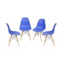 Ver imagem 1 de Kit 4 Cadeiras Eames Dkr Base Madeira