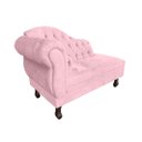 Ver imagem 3 de Mini Sofá Divã Decorativo Baby para Salas e Recepção:rosa-bebê