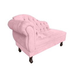 Mini Sofá Divã Decorativo Baby para Salas e Recepção:rosa-bebê - 3