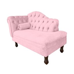 Mini Sofá Divã Decorativo Baby para Salas e Recepção:rosa-bebê - 2