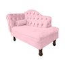 Mini Sofá Divã Decorativo Baby para Salas e Recepção:rosa-bebê - 2