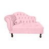 Mini Sofá Divã Decorativo Baby para Salas e Recepção:rosa-bebê - 1