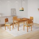 Ver imagem 2 de Mesa de Jantar Alegra 6 Lugares Retangular MDF 120x80cm JCM Movelaria