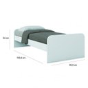 Ver imagem 6 de Quarto Solteiro Completo com Guarda-Roupa Conjugado com Cabeceira e Cama e 2 Nichos Móveis Castro