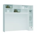 Ver imagem 3 de Quarto Solteiro Completo com Guarda-Roupa Conjugado com Cabeceira e Cama e 2 Nichos Móveis Castro