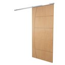 Ver imagem 2 de Porta de Correr P/ Verniz Frisada C/ Kit Alumínio