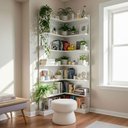 Ver imagem 2 de Puff Redondo Solis Bouclé Off White - Sallar Home