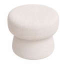 Ver imagem 5 de Puff Redondo Solis Bouclé Off White - Sallar Home