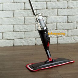Mop Spray Com Reservatório Vermelho e Cinza - 2