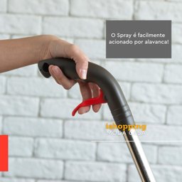 Mop Spray Com Reservatório Vermelho e Cinza - 4