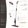 Mop Spray Com Reservatório Vermelho e Cinza - 7