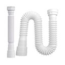 Ver imagem 3 de Sifão Sanfonado Flexível Branco Pia Banheiro Cozinha