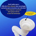 Ver imagem 2 de Sifão Sanfonado Flexível Branco Pia Banheiro Cozinha