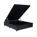 Ver imagem 1 de Cama Box Baú Casal Preto Colchão Freedom Molas Ensacadas 138x188 - Ortobom