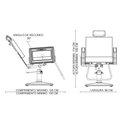 Ver imagem 4 de Cadeira de Cabeleireiro Hidráulica e Reclinável Dompel Square Barber Preto