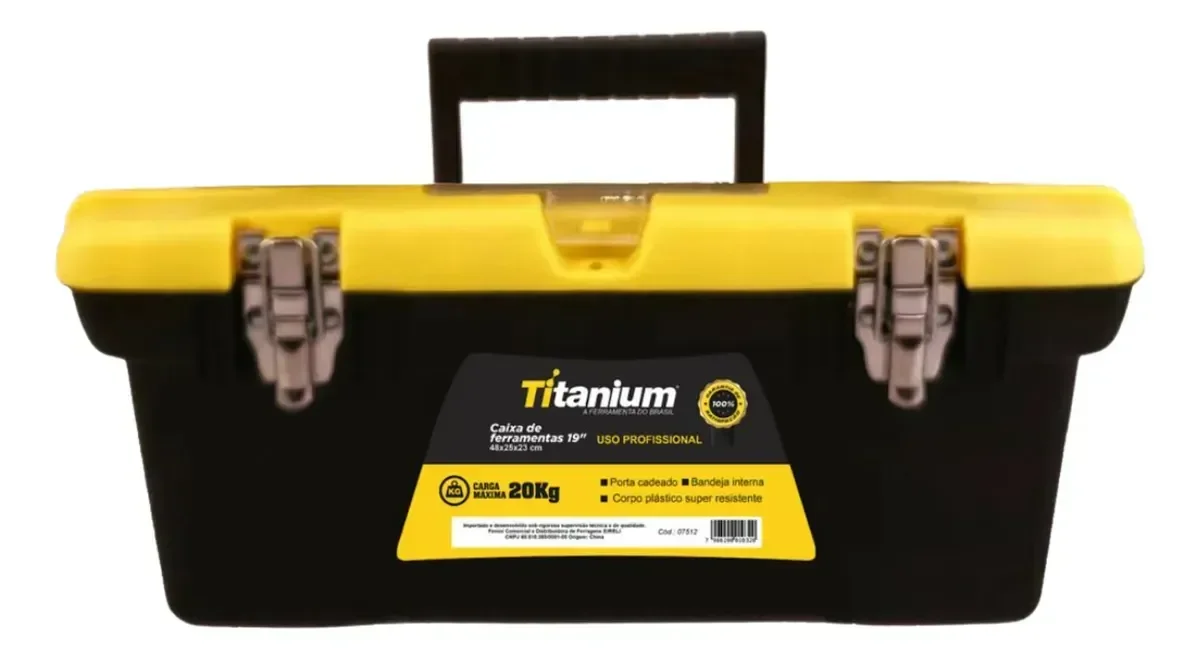 Ver imagem 1 de Maleta de Ferramentas 7512 Titanium Tamanho: 19 Pol.