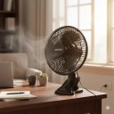 Ver imagem 2 de Ventilador de Mesa 127v - 25w Oscilação Automática 2 Velocidade Silencioso Diametro 33cm – Sortido