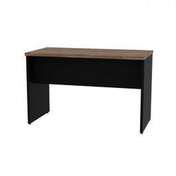Mesa para escritório Gama Nogal-preto RM Móveis - 1