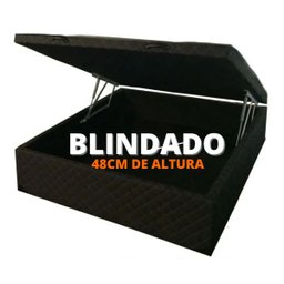 Cama Baú Casal Blindado Reforçado C/ 48cm de Altura - 2