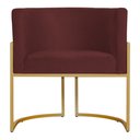 Ver imagem 6 de Kit 2 Poltronas Decorativa Sala de Estar Luana Base Gold Suede