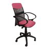 Cadeira Diretor Tela Giratória com Faixa e Braço Fixo Corano Pink - 2