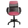 Cadeira Diretor Tela Giratória com Faixa e Braço Fixo Corano Pink - 1