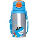 Ver imagem 1 de Garrafa de Aluminio Infantil Buba com Canudo Tubarao Pirata