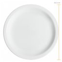 Ver imagem 2 de Prato Raso Germer Classe Única Iguaçu de Porcelana para Mesa 25cm Branco