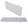 Mesa de parede dobrável Branco 90x40 Multiuso Com Suporte Para Lojas Banheiro - 1