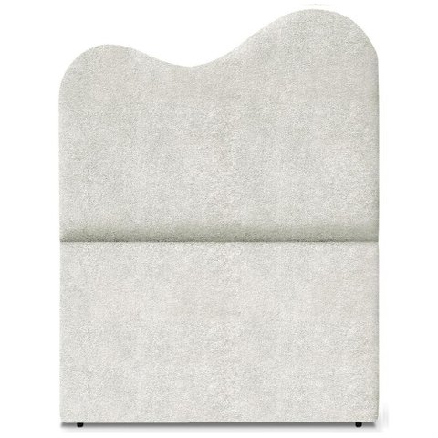 Cabeceira Solteiro 100 Cm com Frame Selena Boucle Prata Artte