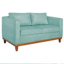 Ver imagem 6 de Sofá 2 e 3 Lugares Europa 180cm Suede - Doce Sonho Móveis Azul Tiffany