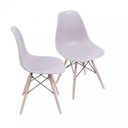 Ver imagem 1 de Kit 2 Cadeiras Eames Dkr Base Madeira