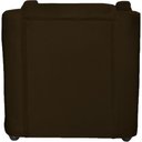 Ver imagem 3 de Kit 3 Poltronas Mila Pé de Plástico Cromado - Marrom Suede