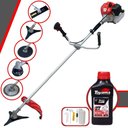 Ver imagem 1 de Roçadeira Anmax C/ Carretel + Faca 2 Pontas, 3 Pontas, 40 Dentes e 80 Dentes + Óleo Toyama