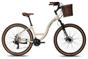 Ver imagem 1 de Bicicicleta Colli Munique Aluminio Aro 29 Disco-Shimano 21V Tamanho do Quadro 17 Bege Retrô